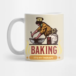 Baking it’s my therapy Mug